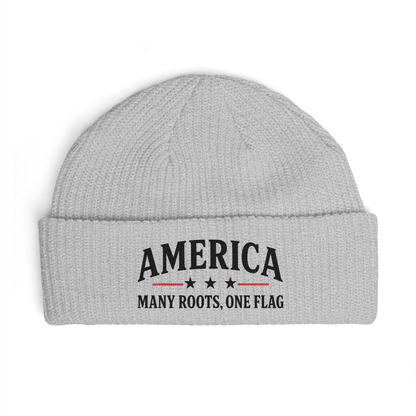 America "Many Roots, One Flag" Cuff Beanie