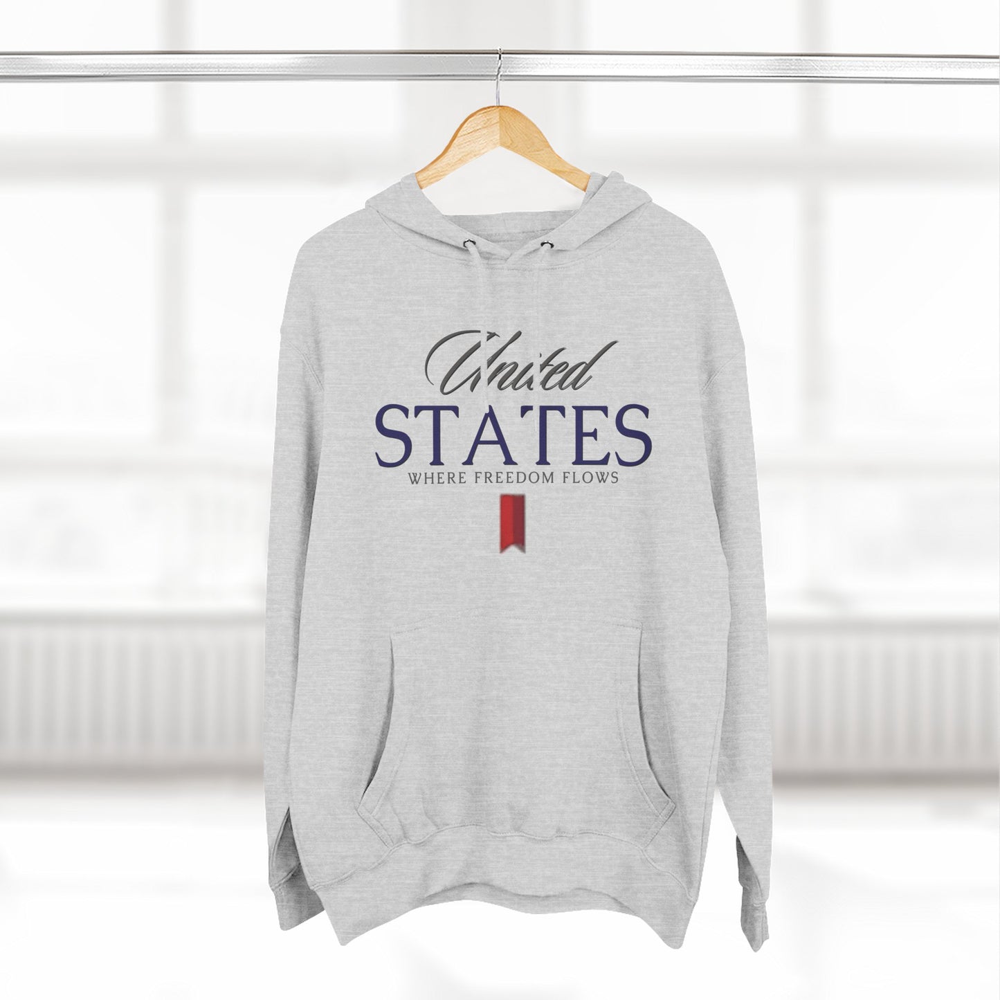Where Freedom Flows Soft Premium Hoodie