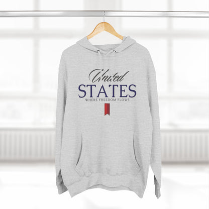 Where Freedom Flows Soft Premium Hoodie