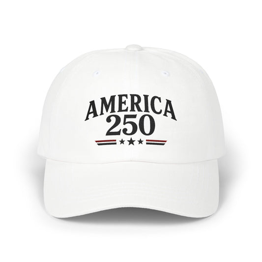 250th Anniversary Baseball Cap - White
