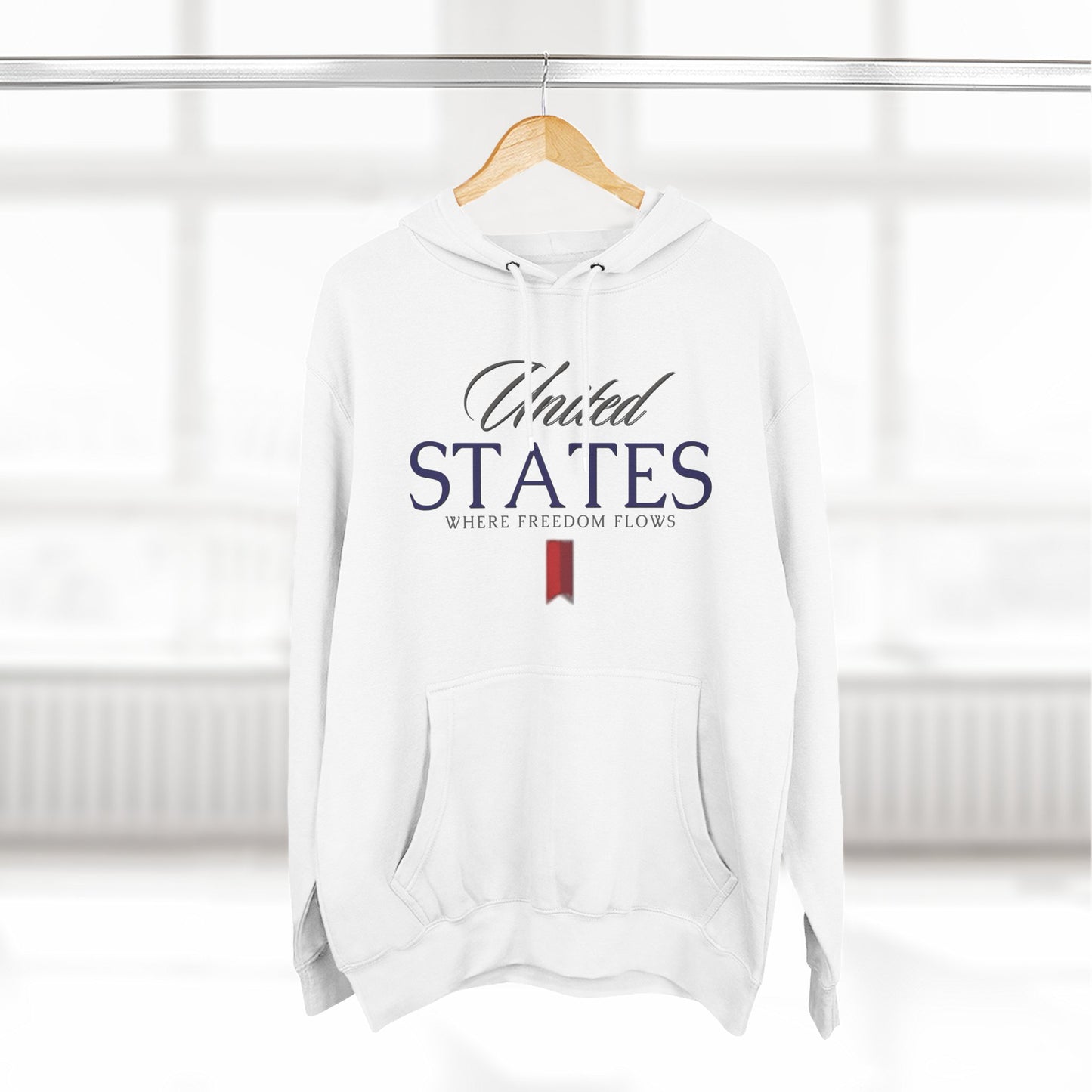 Where Freedom Flows Soft Premium Hoodie