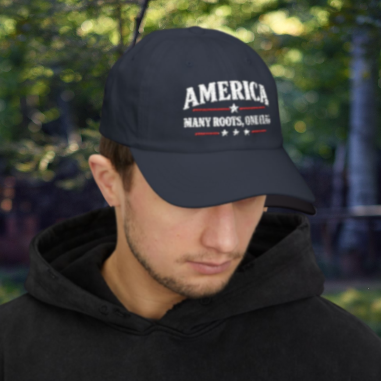 America Many Roots Baseball Cap