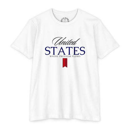 Where Freedom Flows Premium T-Shirt