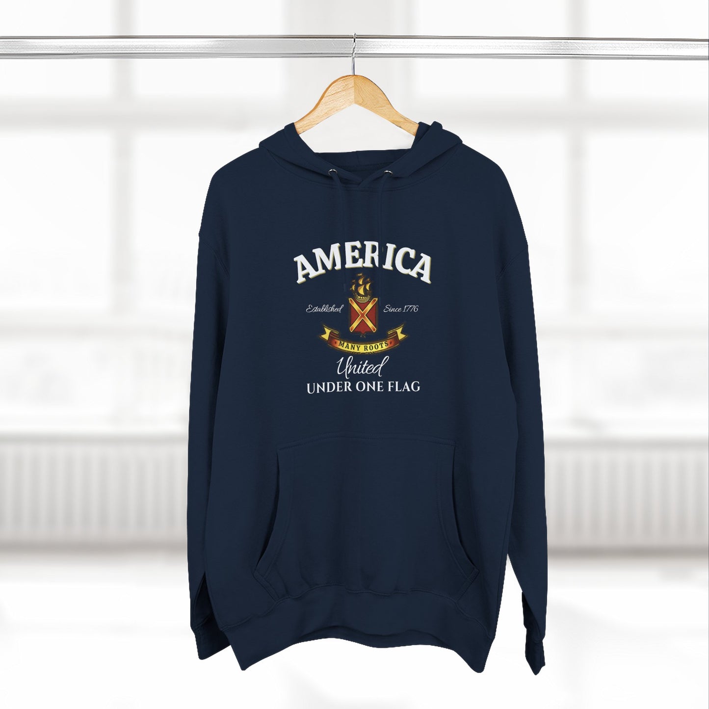 America Many Roots Soft Premium Hoodie