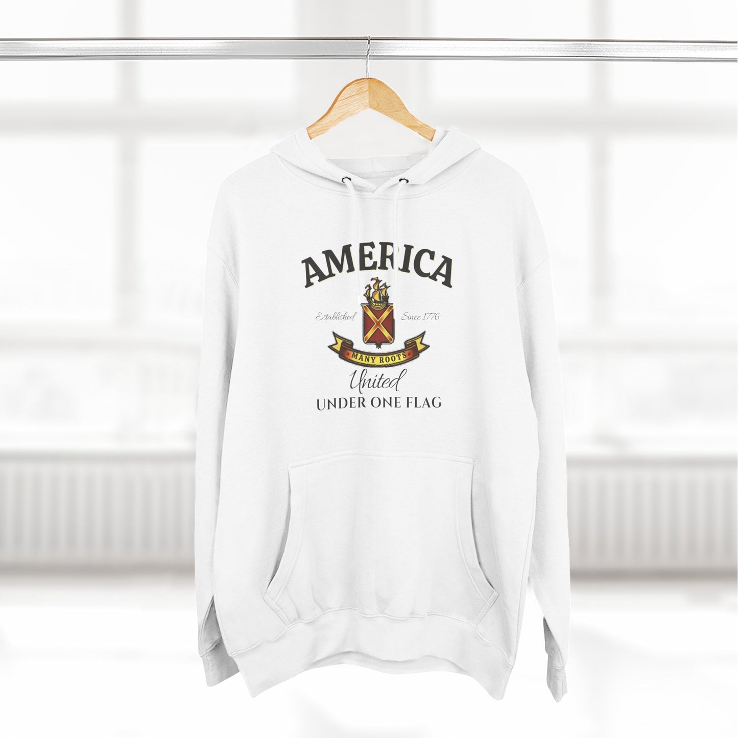 America Many Roots Soft Premium Hoodie