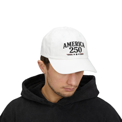 250th Anniversary Baseball Cap - White