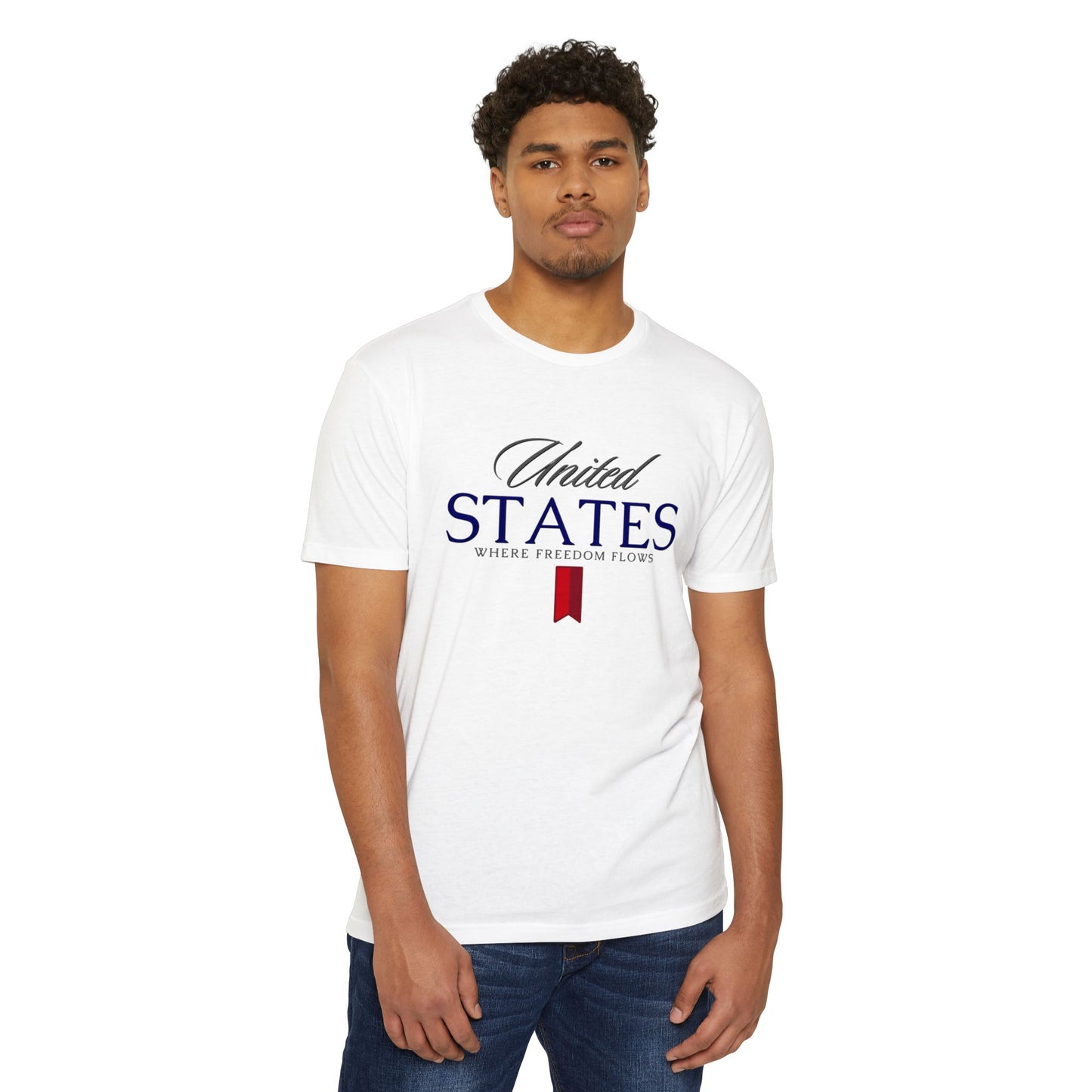 Where Freedom Flows Premium T-Shirt
