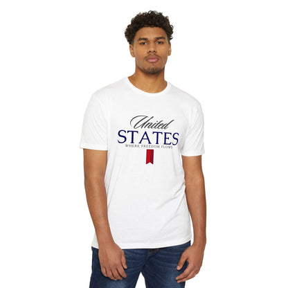 Where Freedom Flows Premium T-Shirt