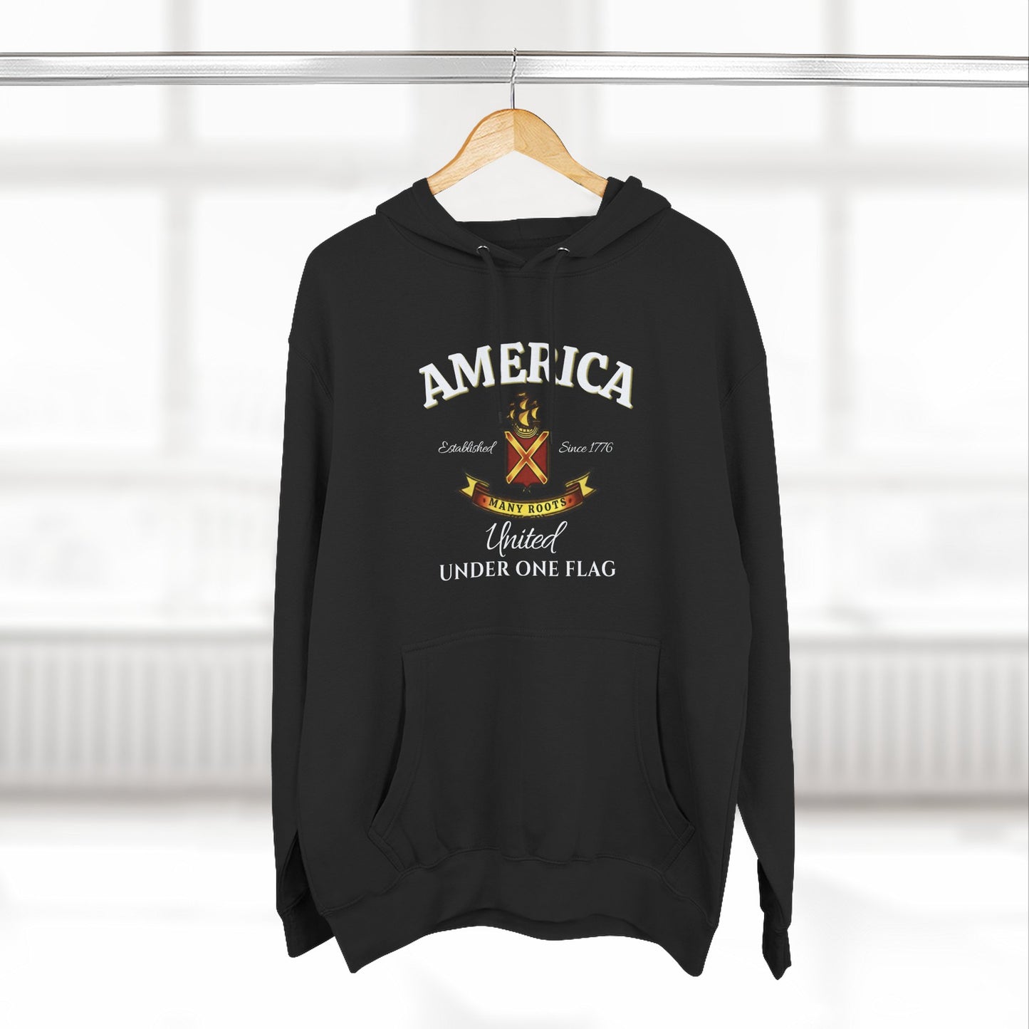 America Many Roots Soft Premium Hoodie