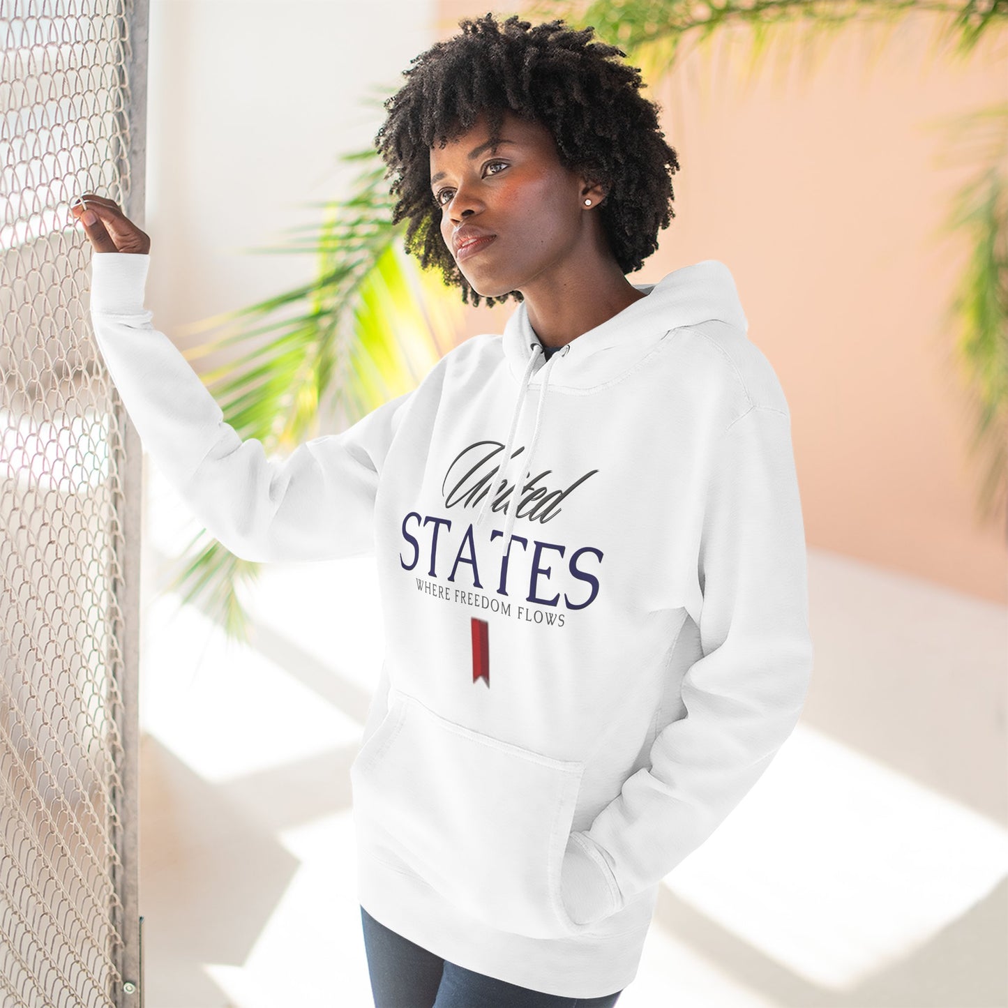 Where Freedom Flows Soft Premium Hoodie
