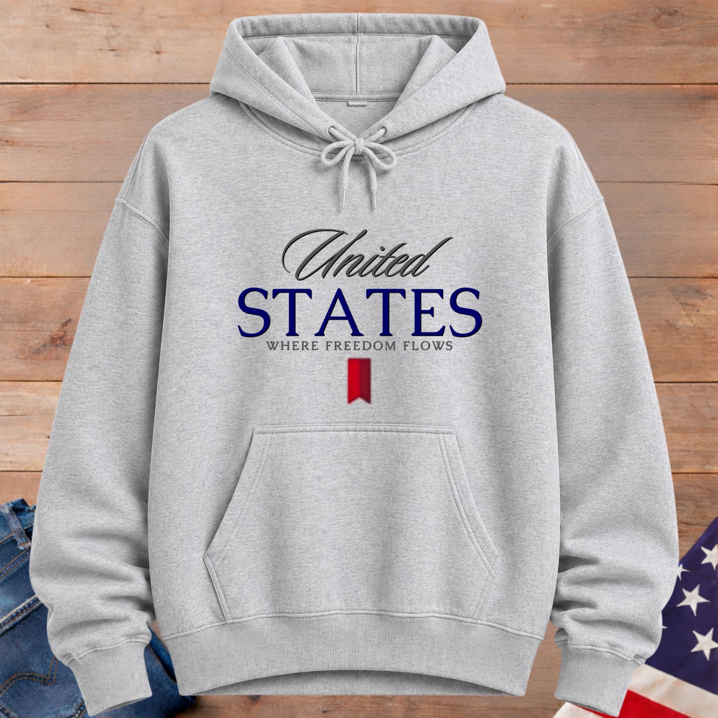 Where Freedom Flows Soft Premium Hoodie