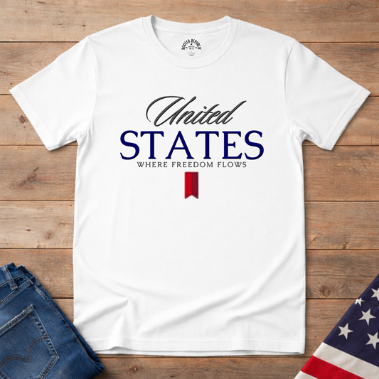 Where Freedom Flows Premium T-Shirt